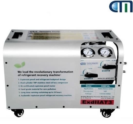 CMEP_OL Anti_explosive oil less refrigerant recovery machine